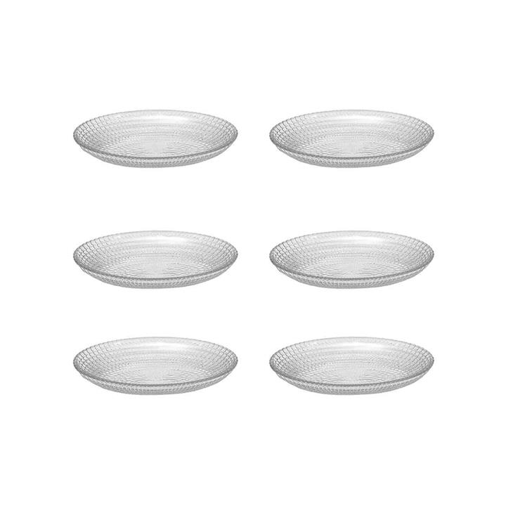 بشقاب بلور کاوه مدل Venice بسته 6 عددی Kaveh Crystal Venice Plat Pack Of 6